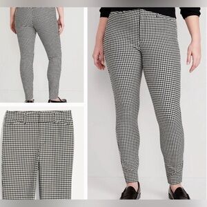 Old Navy Pixie Pant-6 Tall-Houndstooth Print